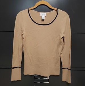 💗LOFT brown soft sweater XS